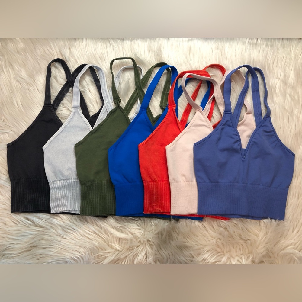 FREE PEOPLE Good Karma Crop Tank Top XS/S - Picture 9 of 9